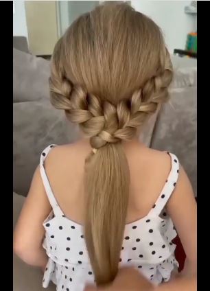 بافت موی شیک و جذاب دخترانه