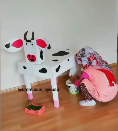 ایده خلاقانه برای شیر خور کردن کودکان