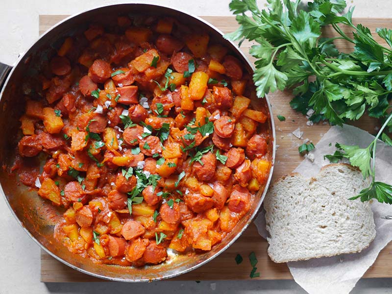 ترفند تهیه ساندویچ سوسیس بندری