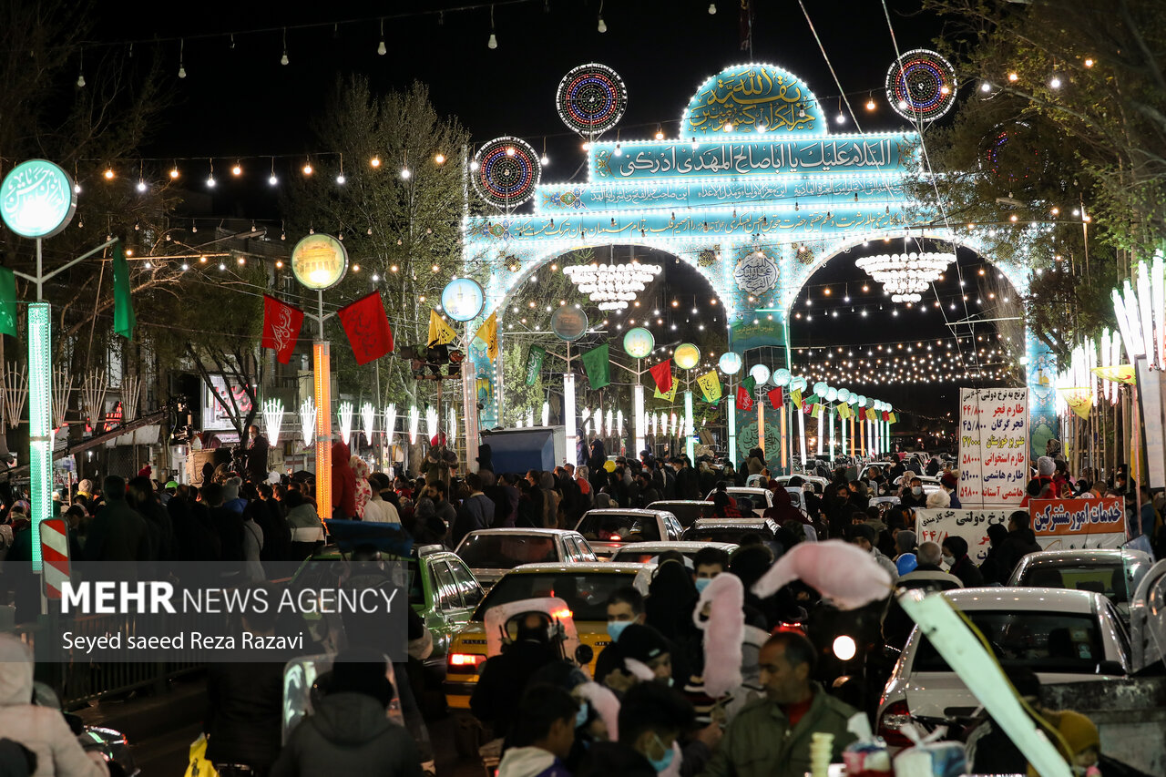 عکس/ جشن نیمه شعبان در تهران