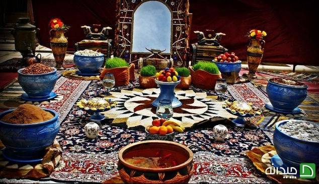نمونه هایی از یک سفره هفت سین زیبا، ساده و کم هزینه