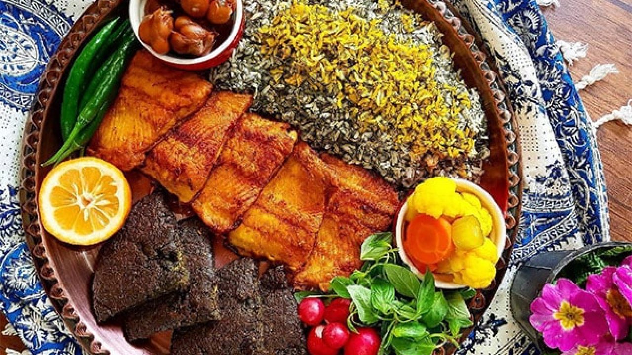 آموزش سبزی پلو با ماهی به سبک سنتی