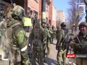 جنگجویان چچنی در ماریوپول اوکراین