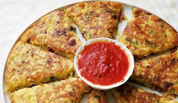 طرز تهیه کوکو پیتزایی بدون فر در منزل