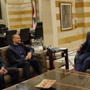 دیدار امیرعبداللهیان با نخست‌وزیر لبنان