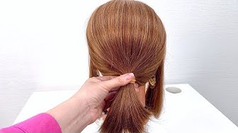 پیشنهادی ساده و جذاب برای بستن مو