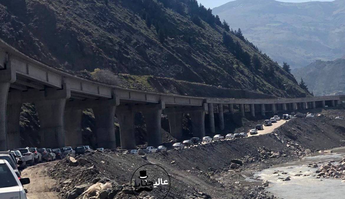 گرفتار شدن مسافران گیلان در محدوده رودبار
