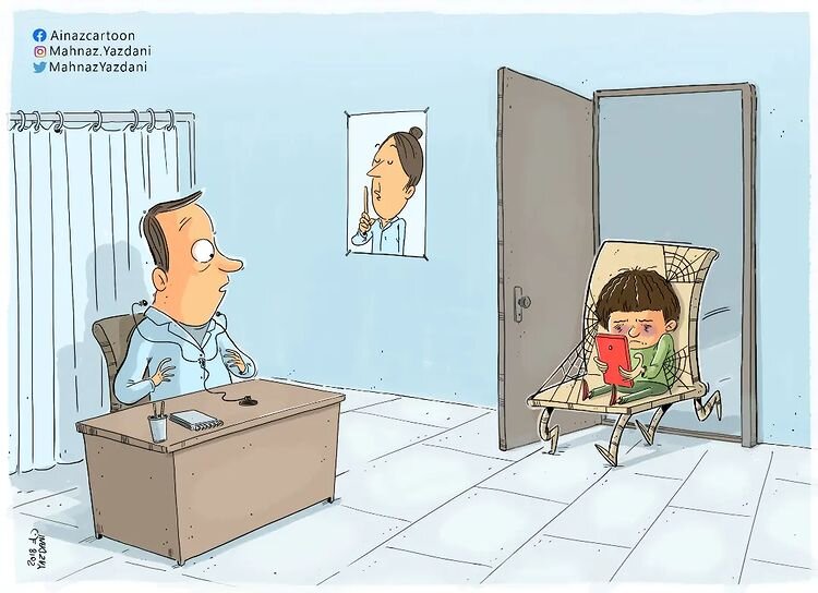 کاریکاتور/ دشواری‌های ترک اعتیاد برای کودکان را ببینید!