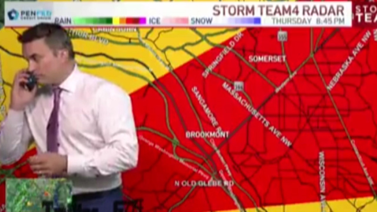 تماس مجری هواشناسی با پسرش برای هشدار طوفان