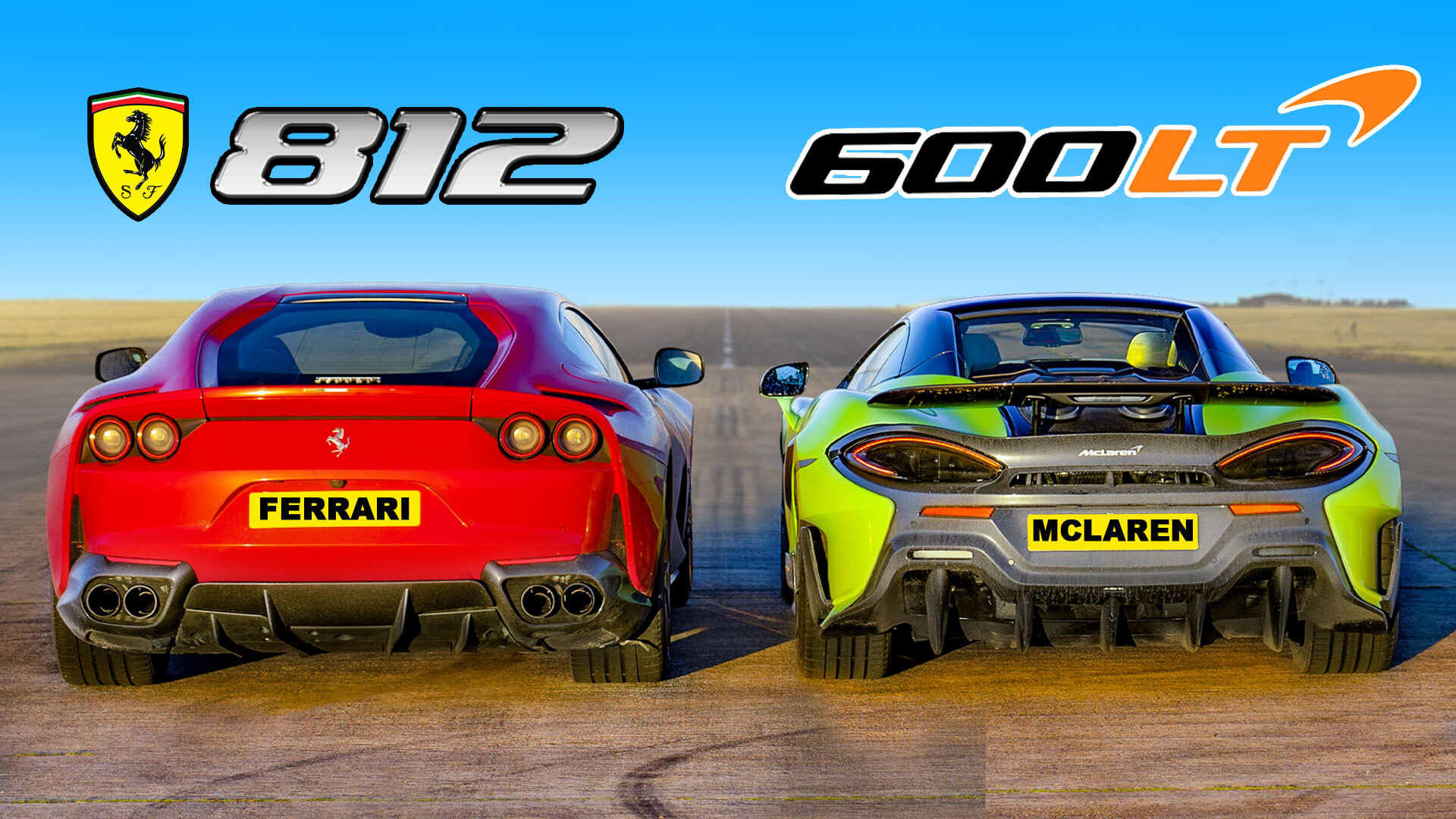 درگ جذاب مک‌لارن و فراری، آیا ۶۰۰LT حریف ۸۱۲ می‌شود؟