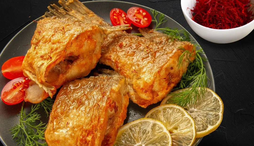 دستور پخت ماهی خوش طعم با سس زعفران