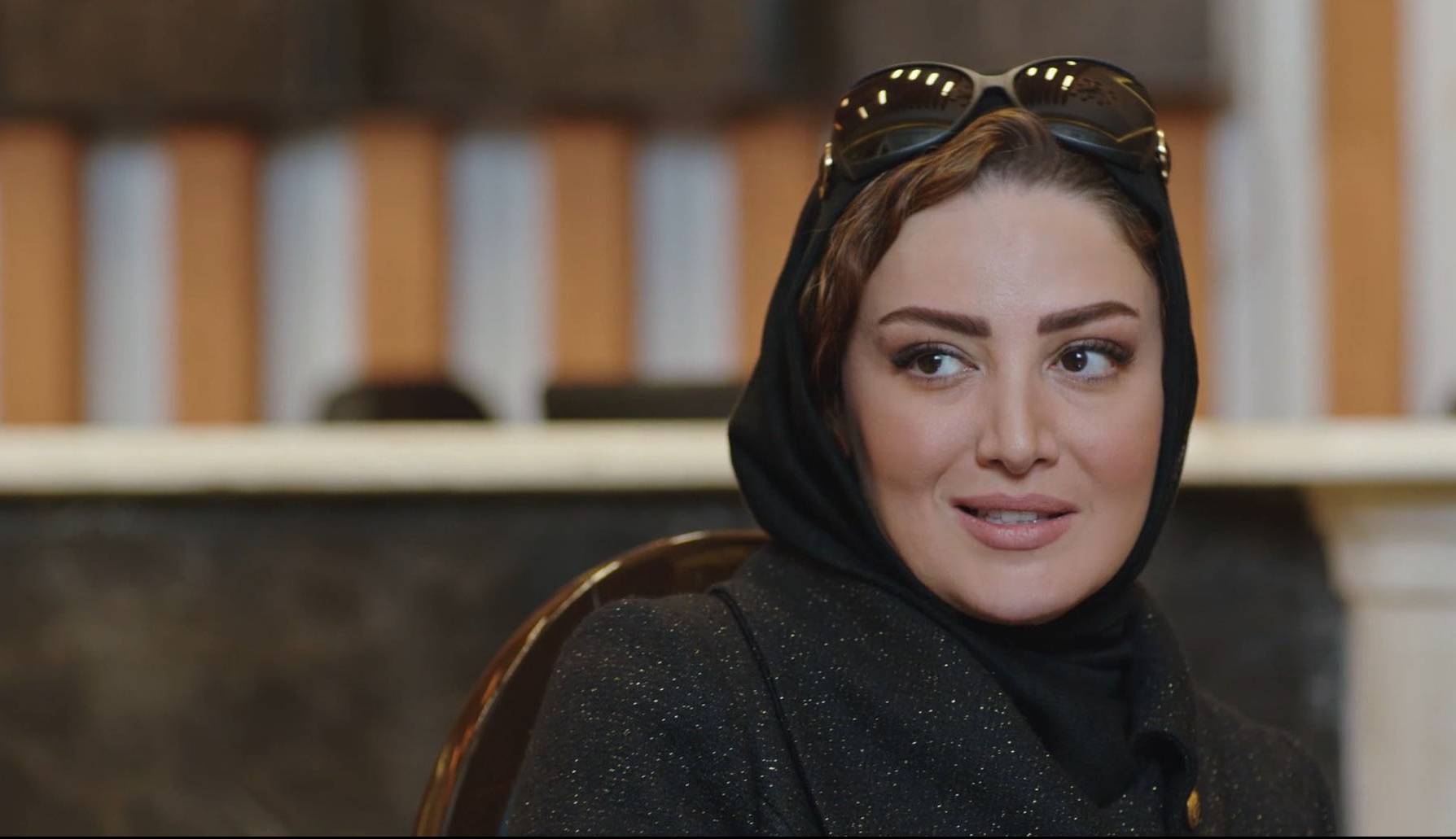 شیلا خداد در سکانسی از سریال مهران مدیری