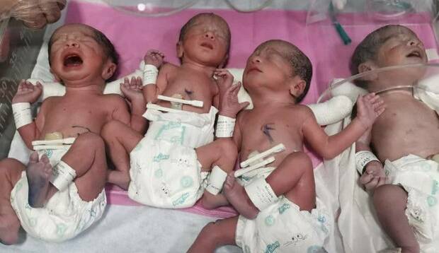 200 متر زمین به پدر چهارقلوهای البرز اهدا شد