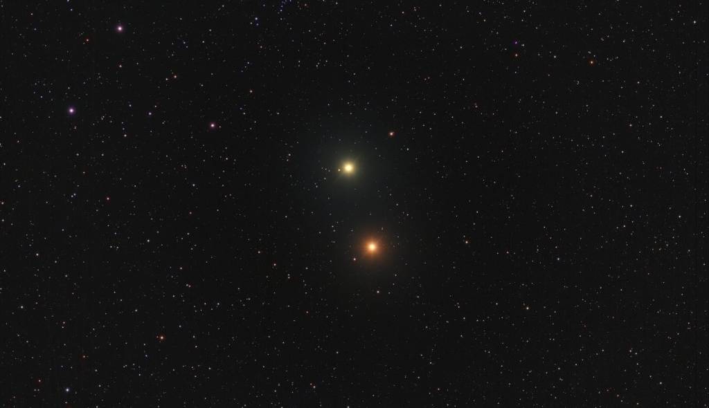 دیدار کیوان و بهرام در آسمانی پرستاره