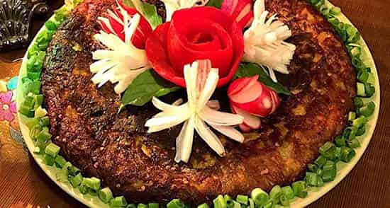 کوکوی بادمجان؛ غذایی لذیذ و فوری برای افطاری