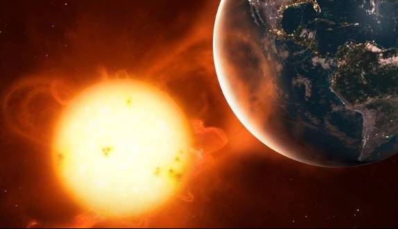 یک طوفان خورشیدی عظیم، جان فضانوردان و امنیت ماهواره‌ها را تهدید می‌کند