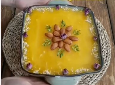 تهیه مسقطی دلبرانه با نشاسته گل