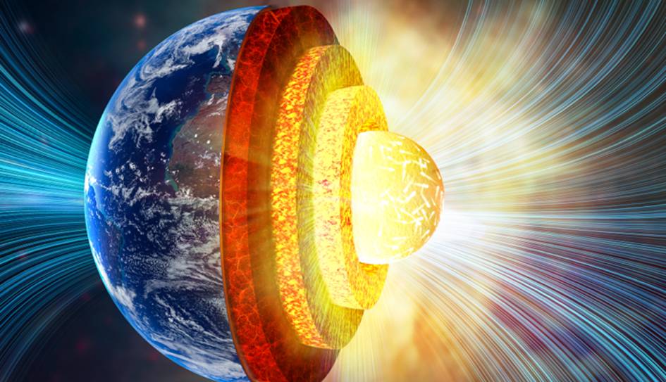 هسته داخلی زمین از چه موادی تشکیل شده؟