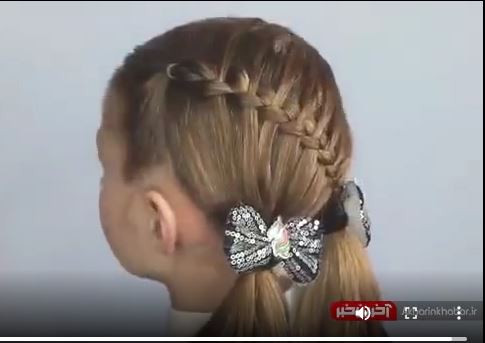 ایده متفاوت برای بافت موی دخترانه