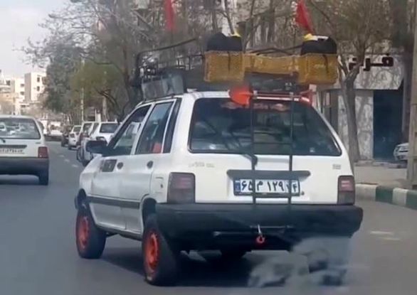 جولان پراید آفرود در خیابان‌های تهران!