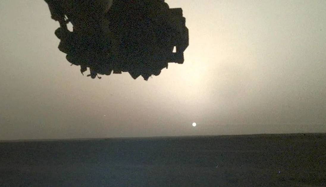 طلوع خورشید در سیاره سرخ از نگاه مریخ‌نشین InSight ناسا