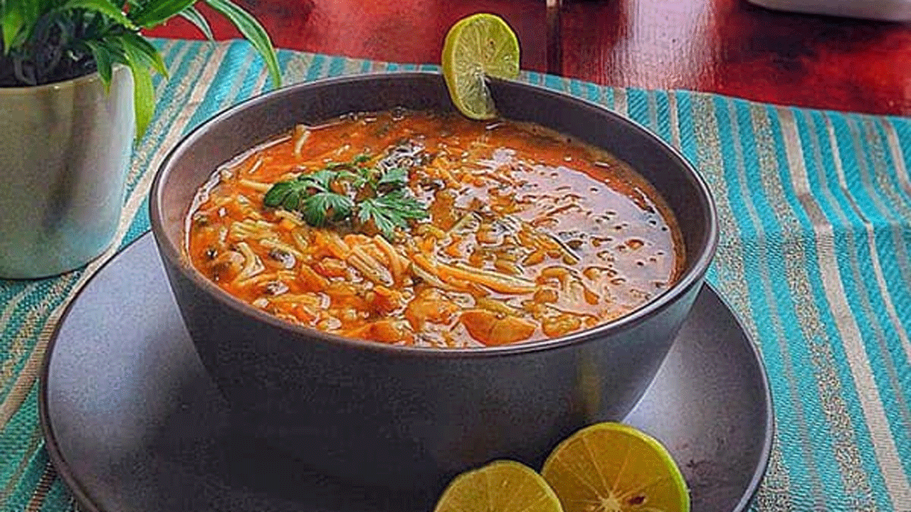 طرز تهیه سوپ رشته و سبزیجات