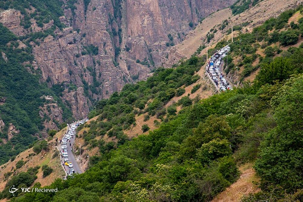 جاده چالوس جمعه و شنبه یکطرفه می شود