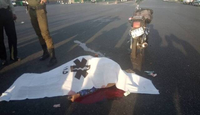 واژگونی موتور سیکلت دو کشته بر جای گذاشت