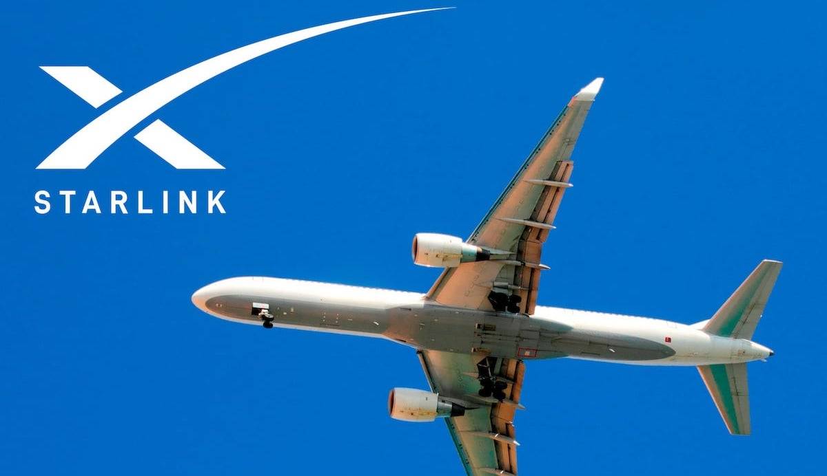 اسپیس ایکس یک قدم به آوردن اینترنت ماهواره‌ای استارلینک به هواپیماها نزدیک‌تر شد
