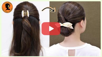 خودآرایی موهای لَخت در سه سوت