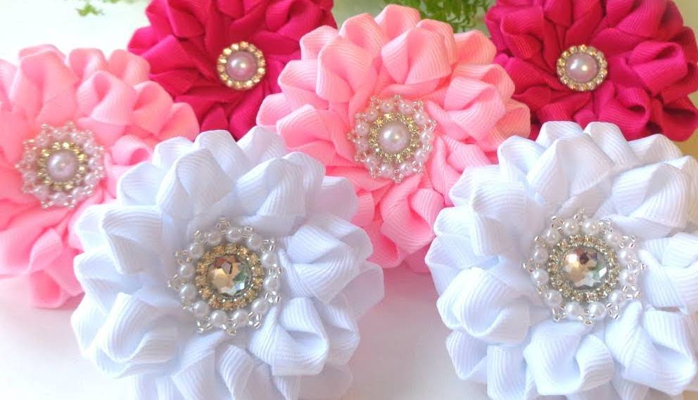 ترفند درست کردن گل روبانی زیبا