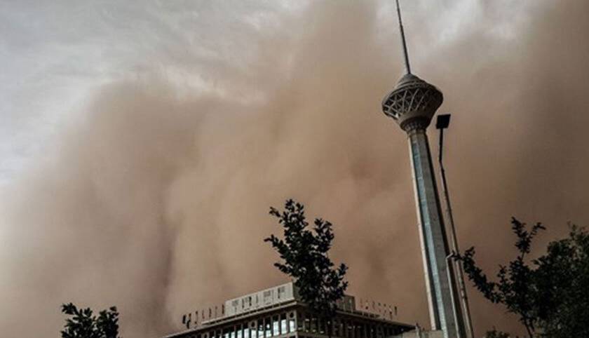 توفان موقتی در تهران از ساعاتی دیگر