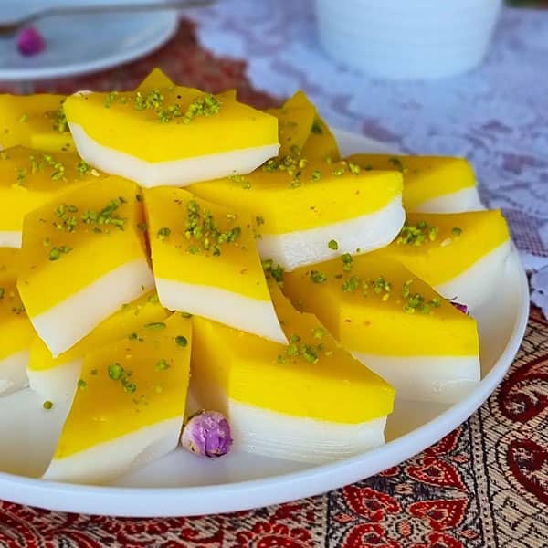 تر حلوا قالبی خوشمزه و مجلسی به روش تبریزی