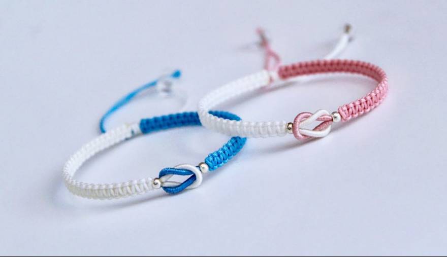 آموزش بافت دستبند مینی مکرومه