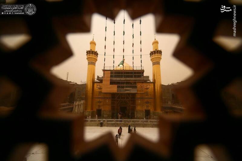 عکس/ جولان گرد و غبار در نجف