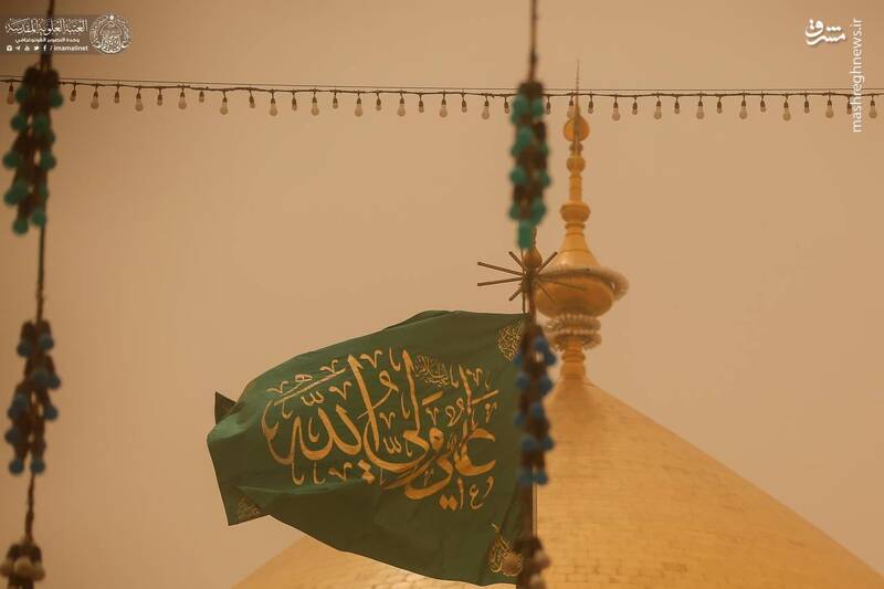 عکس/ جولان گرد و غبار در نجف