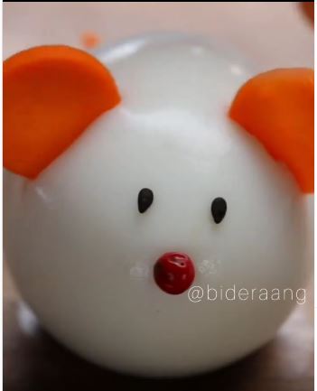 تزئین تخم مرغ پخته برای کودکان