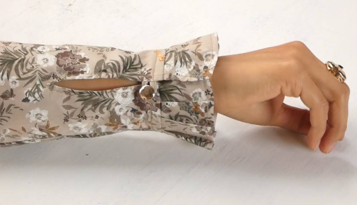 آموزش دوخت آستین زیبا