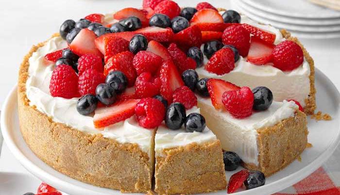 ترفند تهیه کیک سه لایه بهاری و متفاوت