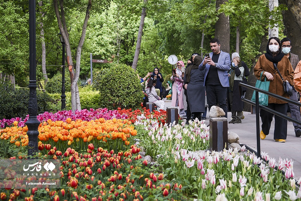 عکس/ باغ ایرانی در "ده ونک" تهران