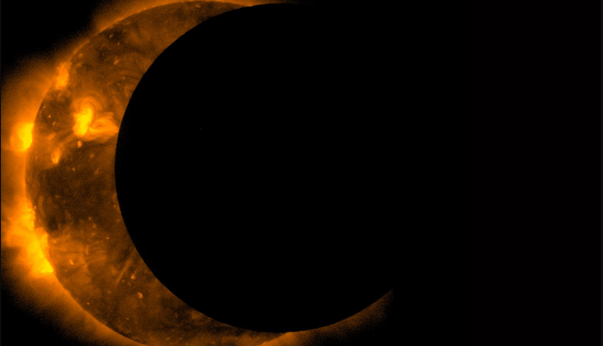 تصاویری باشکوه از خورشید گرفتگی ثبت شده با ماهواره GOES-16