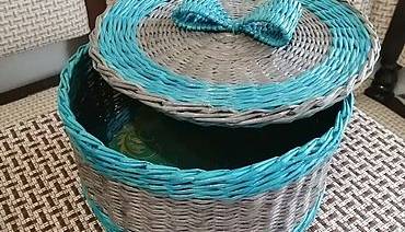 ایده درست کردن سبد با وسایل دور ریختنی