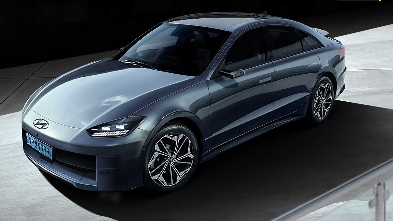 رندر سدان الکتریکی هیوندای آیونیک 6 مدل 2023 به نمایش در آمد