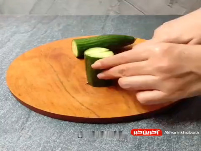 تزئین سالاد با 2 ایده زیبا