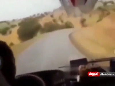 لحظه تلخ سقوط اتوبوس حامل گردشگران اصفهانی به دره دهدز خوزستان