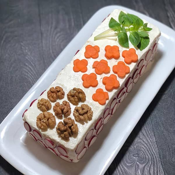 کیک پنیر سبزی ساده و خوشمزه به روش خانگی