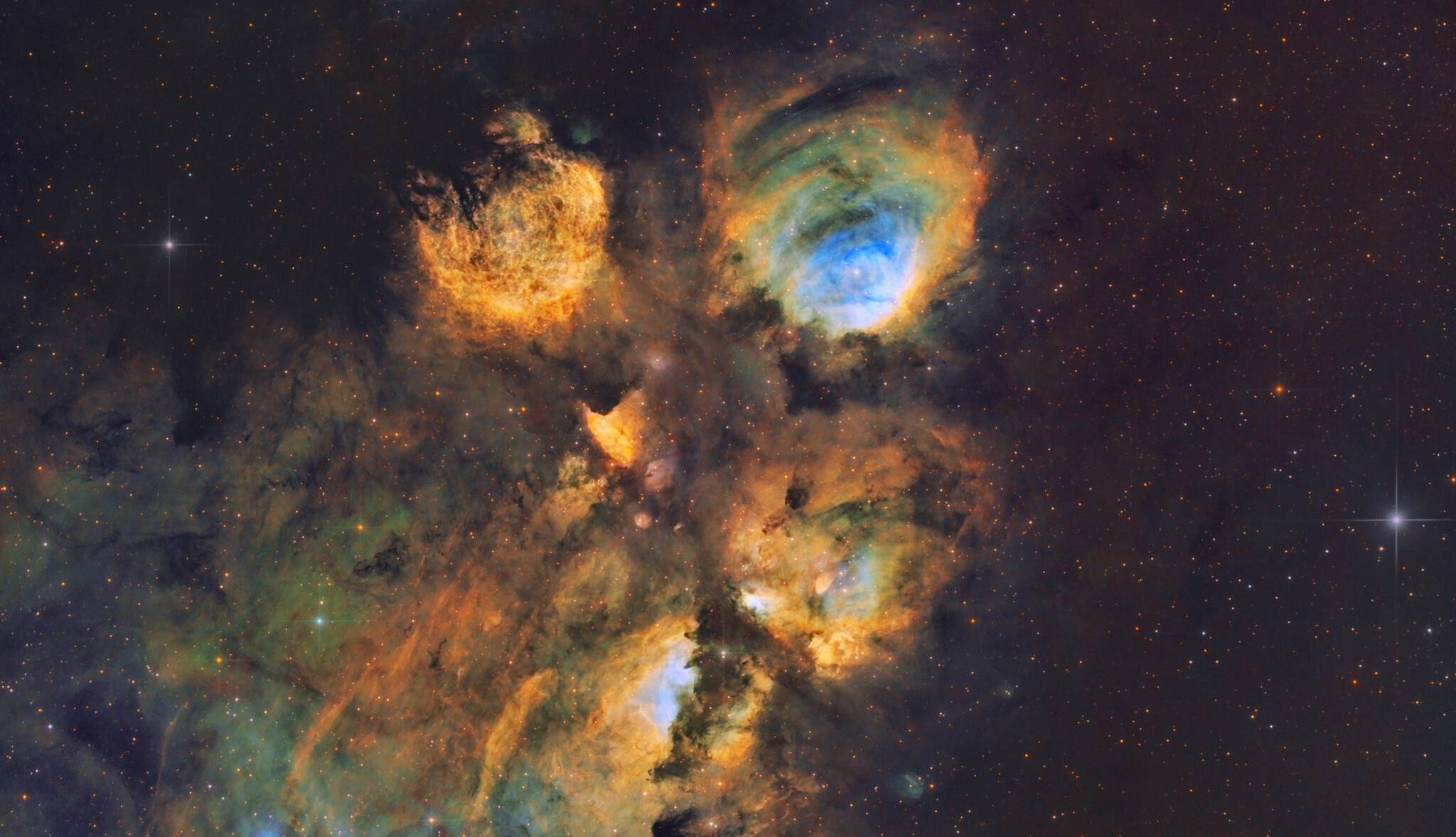 عکس روز ناسا؛ ابرهای برانگیخته سحابی پنجه گربه عکس روز ناسا؛ ابرهای برانگیخته سحابی پنجه گربه