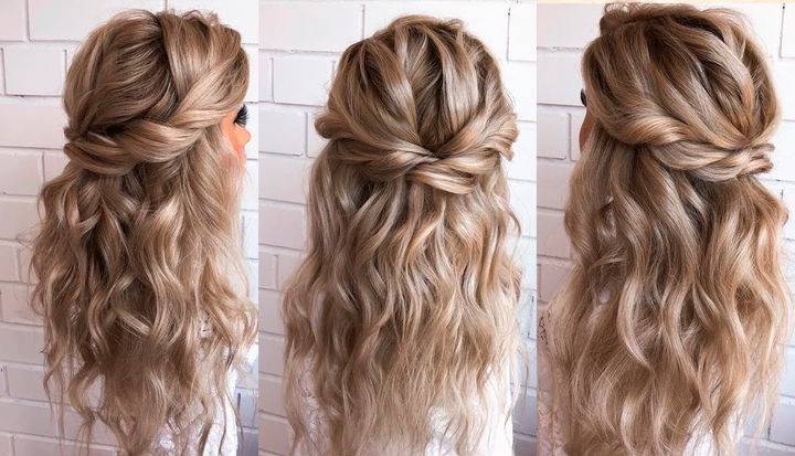 آموزش صفر تا صد شنیون مجلسی شیک و زیبا