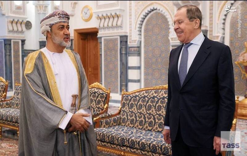 عکس/ دیدار لاوروف با سلطان عمان