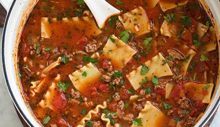 «سوپ لازانیا» امتحان یک طعم جدید